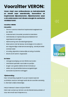Vacature voorzitter bestuur Veron