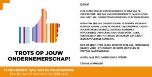 Dag van de Ondernemer vrijdag 11 februari 2022